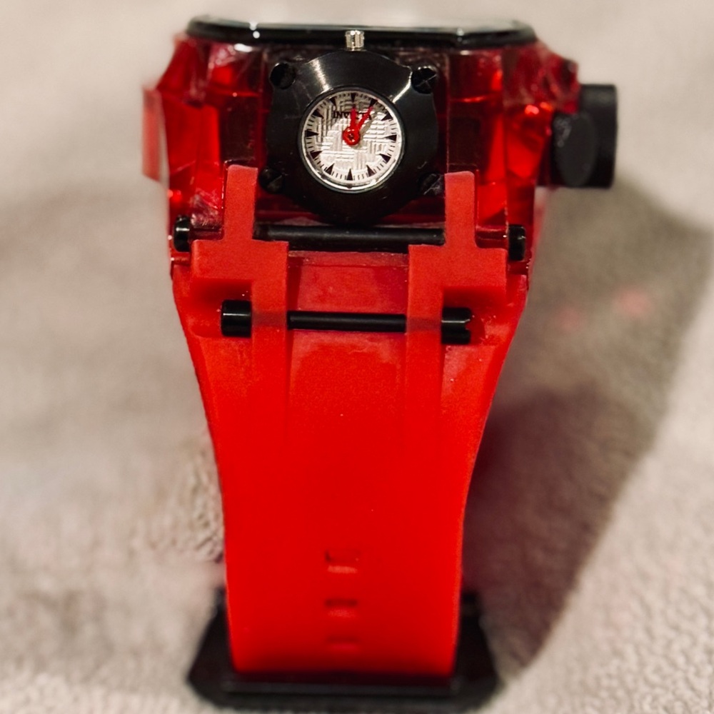 Invicta Bolt Zeus Red Chronograph Watch Silicone Strap - Picture 3 of 8
